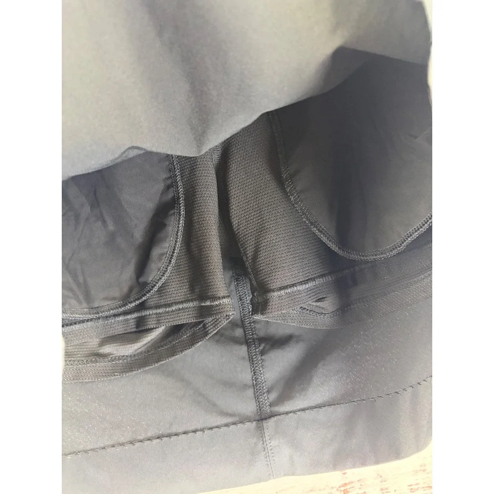 Athleta Soho Skort Black Active Hiking Travel Skirt with Pockets Size 8